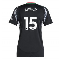 Maglia Calcio Arsenal Jakub Kiwior #15 Seconda Divisa Donna 2024-25 Manica Corta